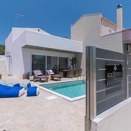 Villa Iceberg 2 With Pool Kalamaki  Eksteriør bilde
