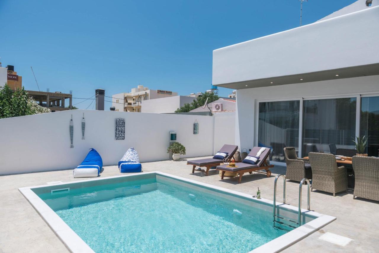 Villa Iceberg 2 With Pool Kalamaki  Eksteriør bilde